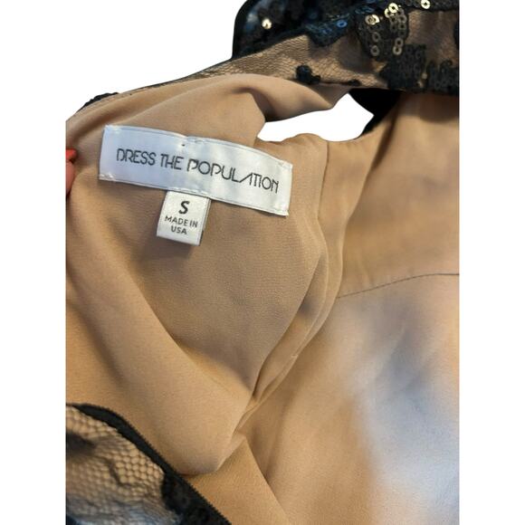 Dress The Population Black Sequin Dress - Size S - Picture 3 of 13